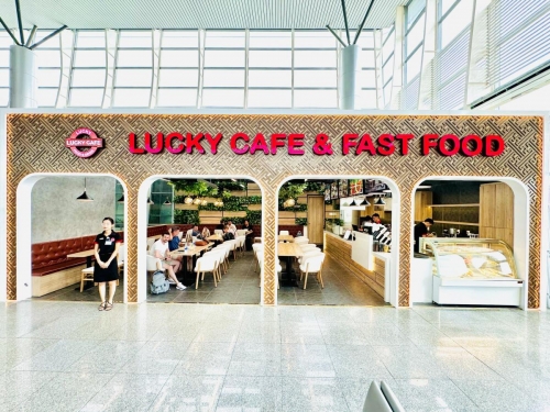TỪNG BỪNG KHAI TRƯƠNG LUCKY CAFE & FASTFOOD TẠI CẢNG HÀNG KHÔNG QUỐC TẾ ĐÀ NẴNG